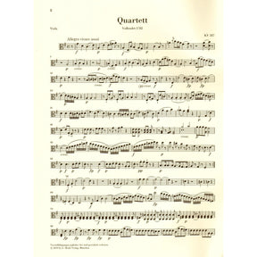 Mozart, W.A. - String Quartets, Volume III: Haydn Quartets - for String Quartet - G. Henle Verlag URTEXT