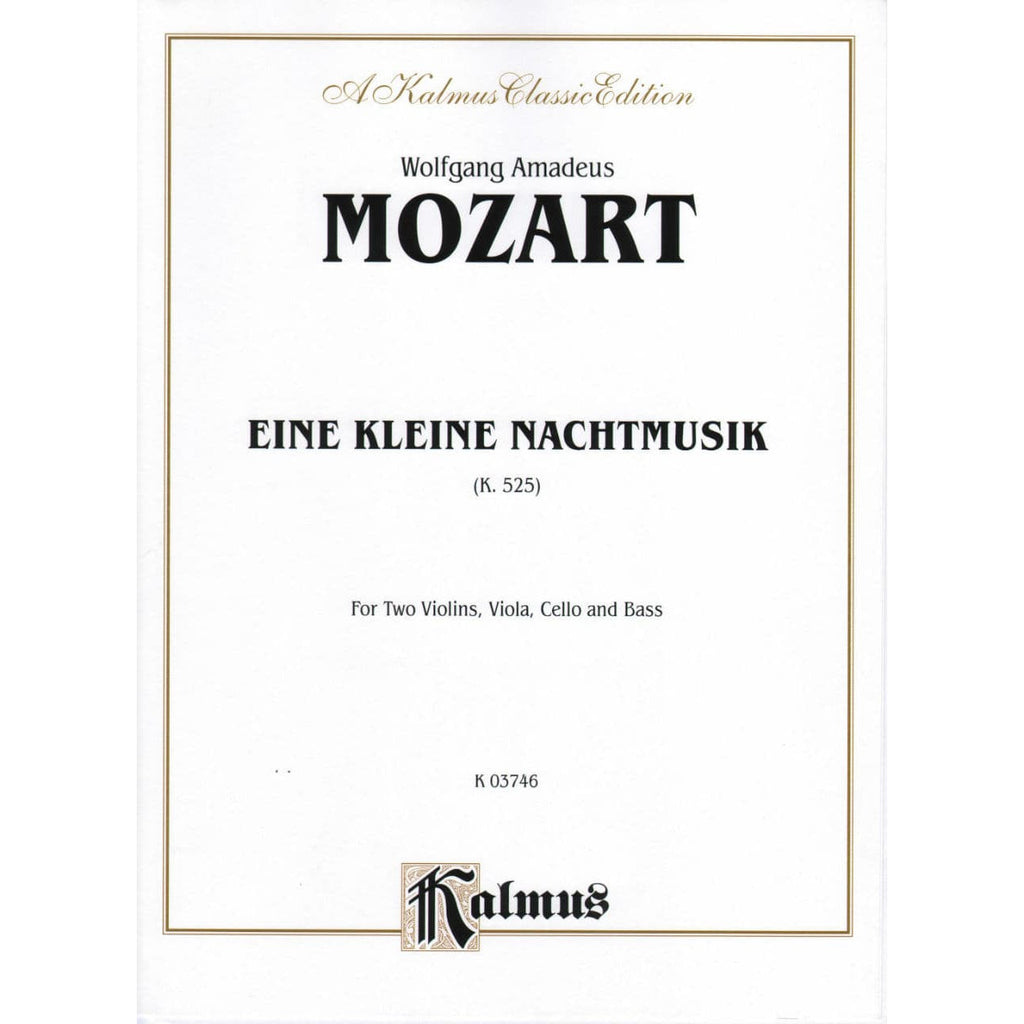 Mozart's Eine Kleine Nachtmusik String Quartet - Sharmusic