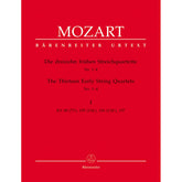 Mozart, WA - 13 Early String Quartets, Volume 1: Nos 1-4 (K 80, 155-157) - Two Violins, Viola, and Cello - Bärenreiter Verlag URTEXT