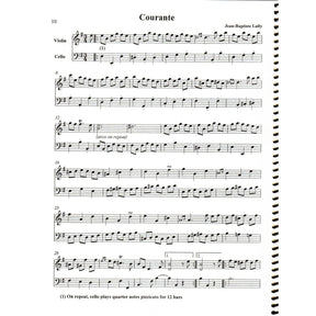 Baroque duets for Violin and Cello (from Baroque keyboard pieces) - arranged by Julie Gorka - Julie Gorka Publishing