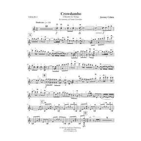 Cohen, Jeremy - Crowdambo for String Quartet - Violinjazz Editions
