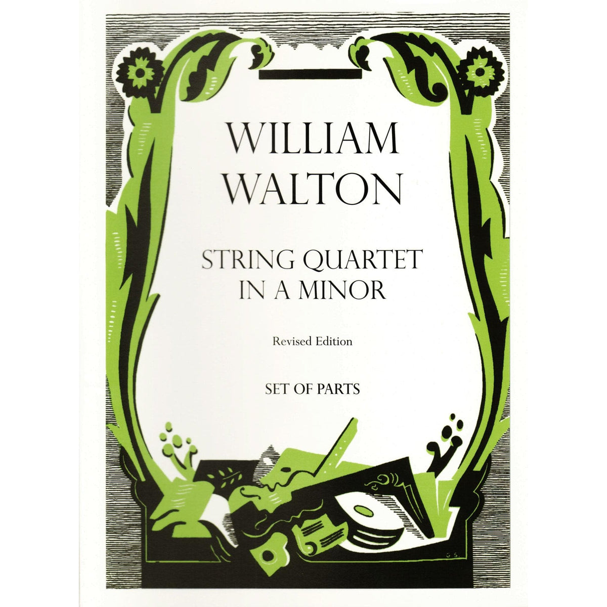 Walton, William - String Quartet in A Minor - Revised Edition by Hugh MacDonald - Oxford University Press