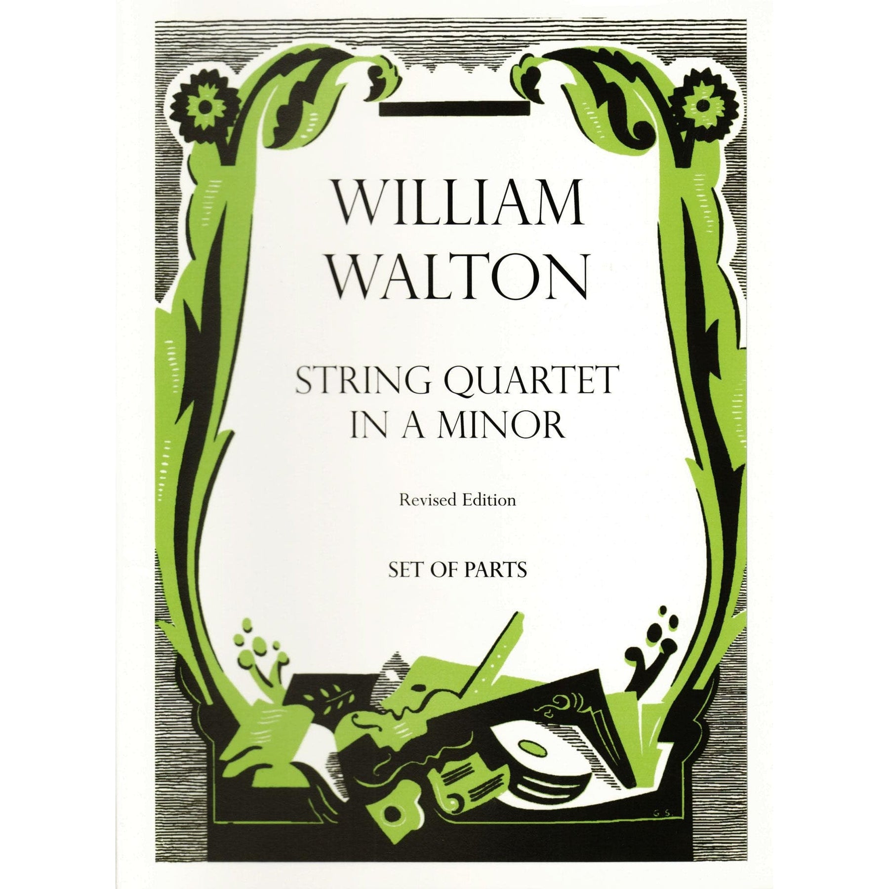 Walton, William - String Quartet in A Minor - Revised Edition by Hugh MacDonald - Oxford University Press