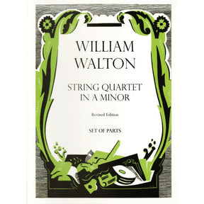 Walton, William - String Quartet in A Minor - Revised Edition by Hugh MacDonald - Oxford University Press