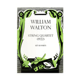 Walton, William - String Quartet (1922) - Set of Parts - edited by Hugh MacDonald - Oxford University Press