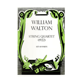 Walton, William - String Quartet (1922) - Set of Parts - edited by Hugh MacDonald - Oxford University Press
