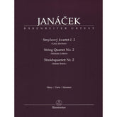 Janáček, Leoš – String Quartet No 2, “Intimate Letters” – Two Violins, Viola, and Cello – edited by Leoš Faltus and Miloš Štědroň – Bärenreiter