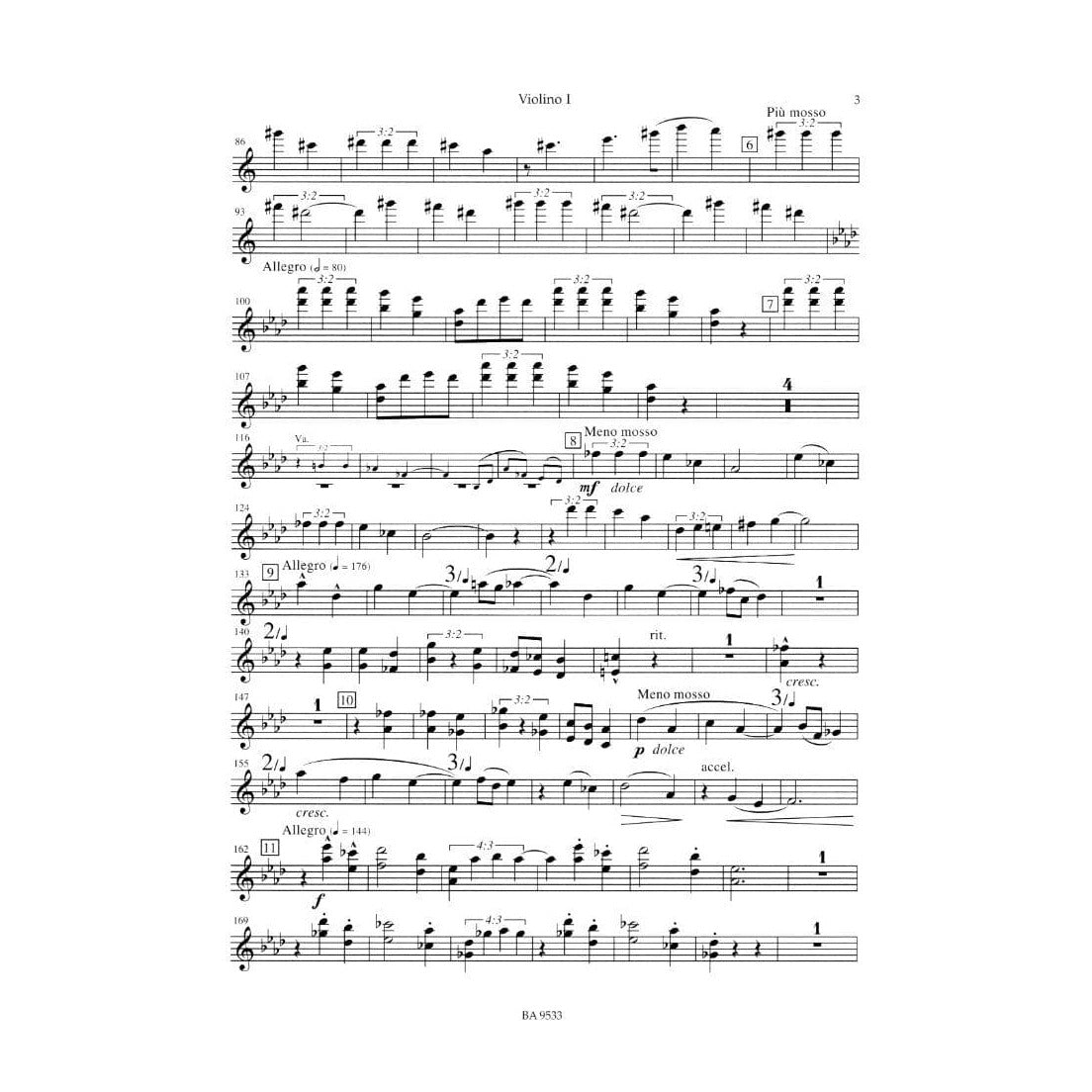 Janáček, Leoš – String Quartet No 2, “Intimate Letters” – Two Violins, Viola, and Cello – edited by Leoš Faltus and Miloš Štědroň – Bärenreiter