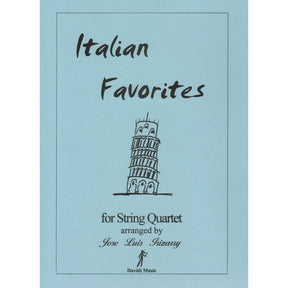 Italian Favorites for String Quartet - arranged by José Luis Irizarry - Davidi Music