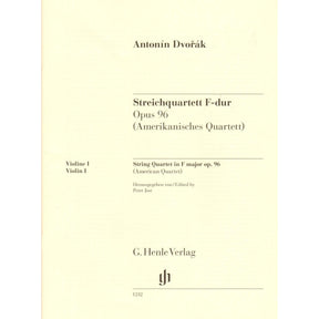 Dvorak, Antonin - String Quartet in F major - Opus 96 - Parts Only - Edited by Peter Jost - G Henle Verlag URTEXT