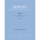 Debussy, Claude - String Quartet in G Minor, Op 10 - edited by Douglas Woodfull-Harris - Bärenreiter