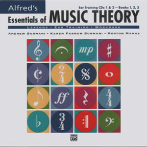 Alfred's Essentials of Music Theory, Ear Training CDs 1 & 2 - for Books 1, 2, & 3 - Audio CD only - Alfred Music Publishing