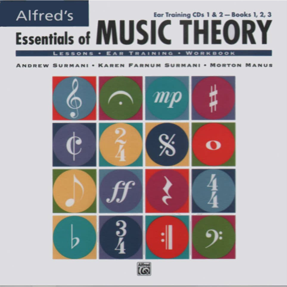 Alfred's Essentials of Music Theory, Ear Training CDs 1 & 2 - for Books 1, 2, & 3 - Audio CD only - Alfred Music Publishing