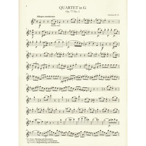 Haydn, Franz Joseph - 4 String Quartets, Op. 42, 77, 103 - Score and Parts - edited by Simon Rowland-Jones - Edition Peters URTEXT