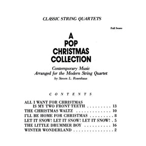 Pop Christmas Collection, for String Quartet Arranged by Rosenhaus Published by Alfred Music Company