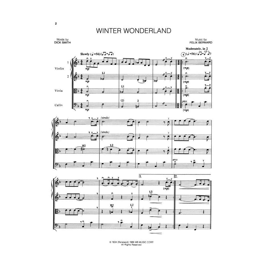 Pop Christmas Collection, for String Quartet Arranged by Rosenhaus Published by Alfred Music Company