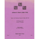 Bach, J.S. - Fugue from Prelude and Fugue in G Major (BWV 576) - for String Quartet - arranged by Dishinger - Medici Music Press