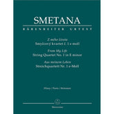 Smetana, Bedrich - From My Life, String Quartet No 1 in E Minor - edited by Frantisek Bartos, Josef Plavec, and Karel Solc - Barenreiter
