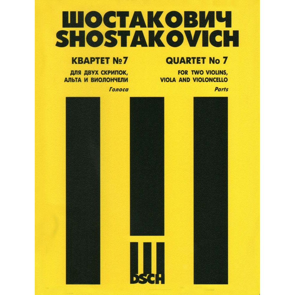 Shostakovich, Dmitri - Quartet No 7 in f-Sharp Op 108 Published by DSCH