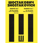 Shostakovich, Dmitri - Quartet No 7 f Sharp minor Op 108 Published by DSCH