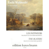 Waldteufel, Emile - The Skaters (Les Patineurs) Waltz, Opus 183 - for String Quartet - arranged by Simon Scheiwiller - Edition Kunzelmann