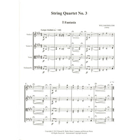 Bolcom, William - String Quartet No. 3 - Score and Parts - Edward B. Marks Music Company