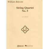 Bolcom, William - String Quartet No. 5 - Score and Parts - Edward B. Marks Music Company