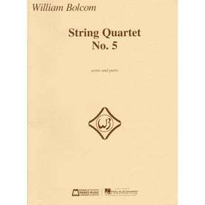 Bolcom, William - String Quartet No. 5 - Score and Parts - Edward B. Marks Music Company