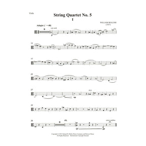 Bolcom, William - String Quartet No. 5 - Score and Parts - Edward B. Marks Music Company