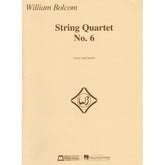 Bolcom, William - String Quartet No. 6 - Score and Parts - Edward B. Marks Music Company