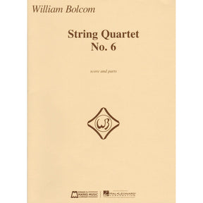 Bolcom, William - String Quartet No. 6 - Score and Parts - Edward B. Marks Music Company