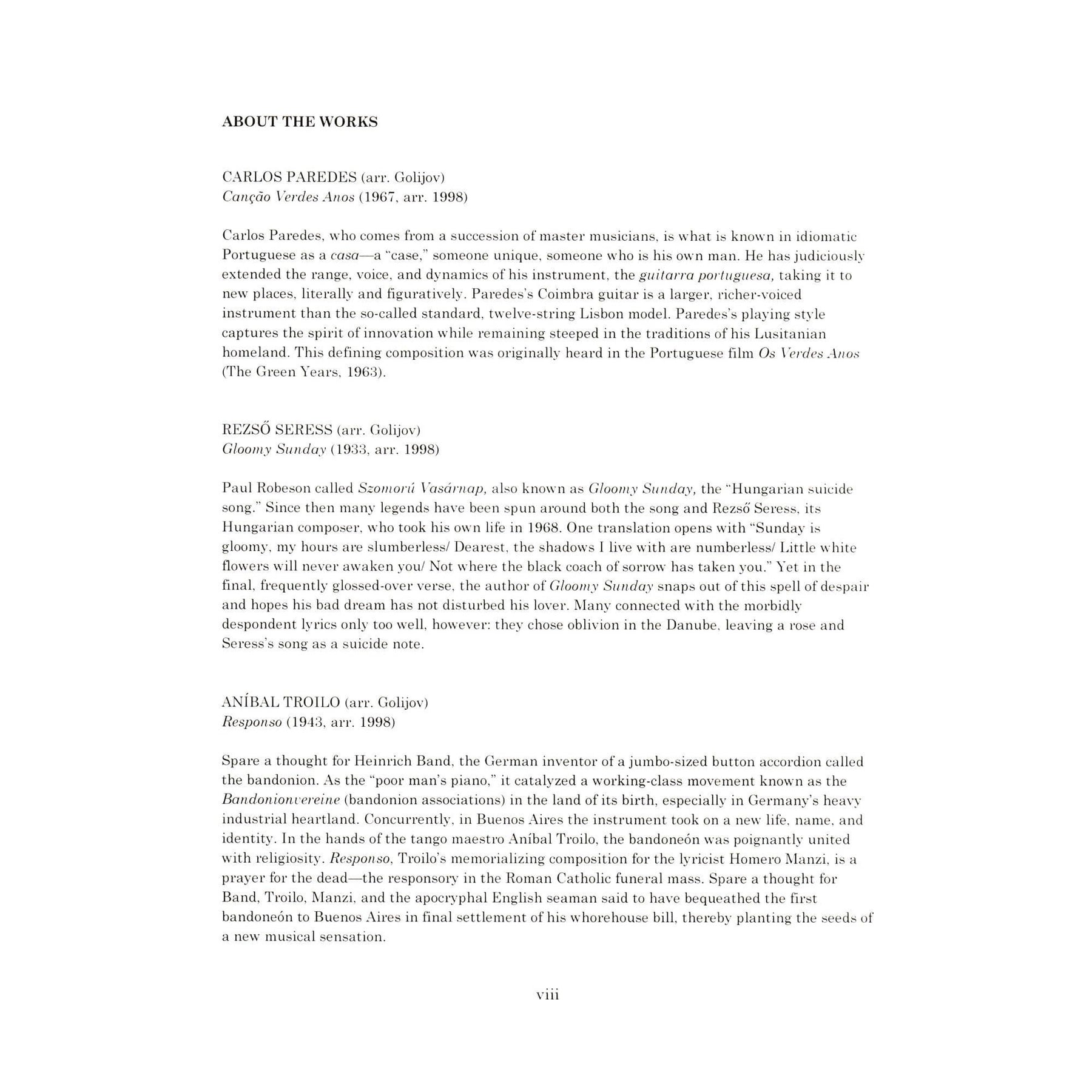 Kronos Collection - Volume 2 - for String Quartet - arranged by Osvaldo Golijov - Boosey & Hawkes