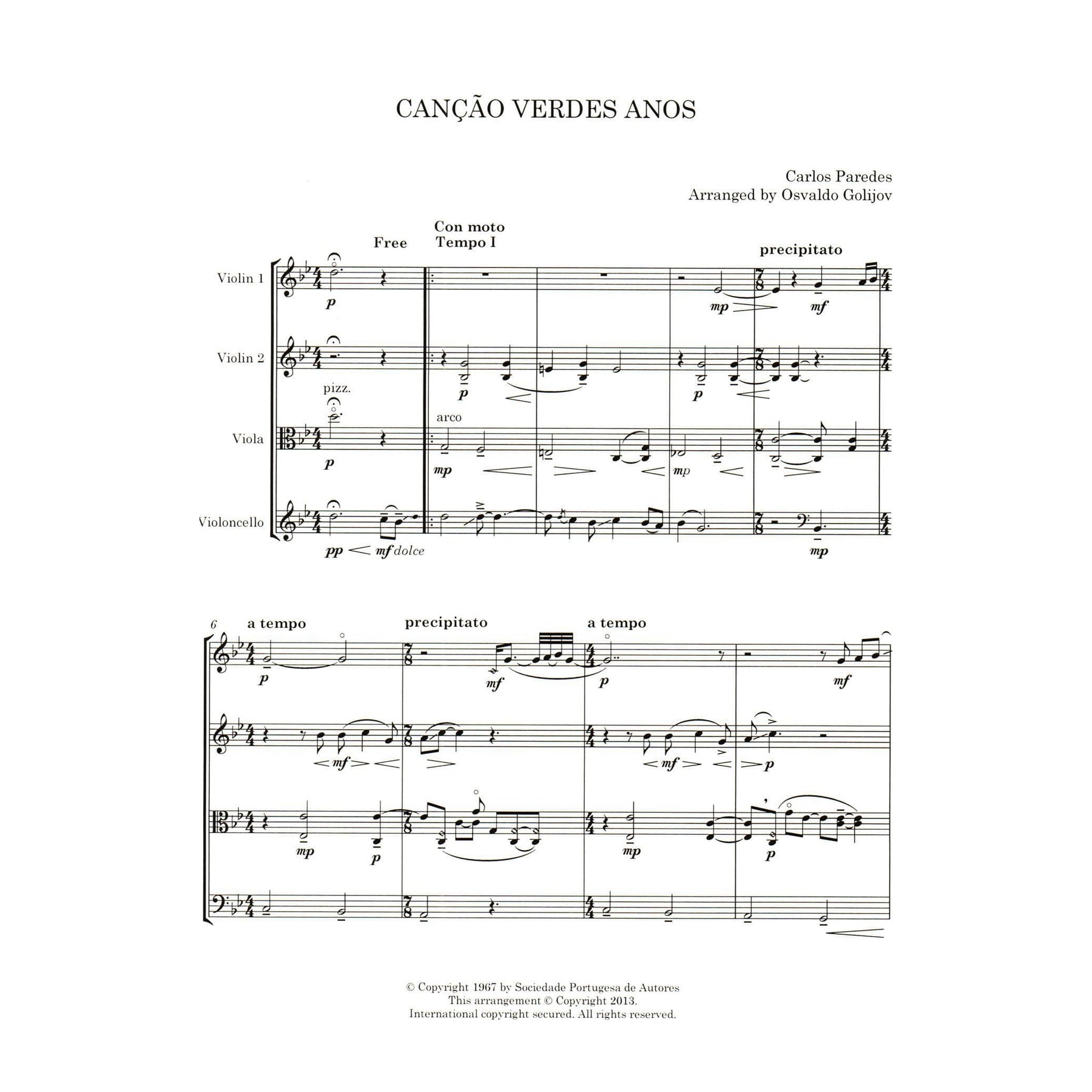 Kronos Collection - Volume 2 - for String Quartet - arranged by Osvaldo Golijov - Boosey & Hawkes