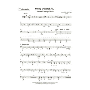 Bolcom, William - String Quartet No. 1 - Score and Parts - Edward B. Marks Music Company
