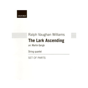Vaughan Williams, R. - The Lark Ascending - for String Quartet (Parts Only) - arranged by Martin Gerigk - Oxford University Press
