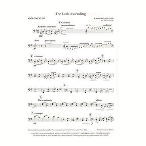Vaughan Williams, R. - The Lark Ascending - for String Quartet (Parts Only) - arranged by Martin Gerigk - Oxford University Press