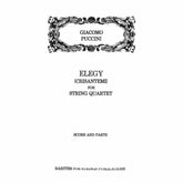 Puccini - Elegy ( Chrysanthemums ) for String Quartet Score and Parts Published by Rarities for Strings Publications