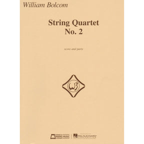 Bolcom, William - String Quartet No. 2 - Score and Parts - Edward B. Marks Music Company
