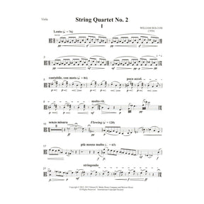 Bolcom, William - String Quartet No. 2 - Score and Parts - Edward B. Marks Music Company