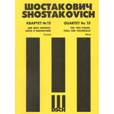 Shostakovich, Dmitri - Quartet No 10 in A flat Major Op 118 Published by DSCH