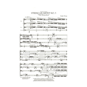 Sheng, Bright - String Quartet No. 5, "The Miraculous" - for 2 Violins, Viola, and Cello - G Schirmer Edition