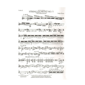 Sheng, Bright - String Quartet No. 5, "The Miraculous" - for 2 Violins, Viola, and Cello - G Schirmer Edition