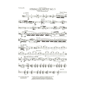 Sheng, Bright - String Quartet No. 5, "The Miraculous" - for 2 Violins, Viola, and Cello - G Schirmer Edition