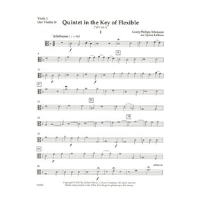 Quintet in the Key of Flexible - Work by G.P. Telemann - Arranged for Flexible String Quintet by Lynne Latham