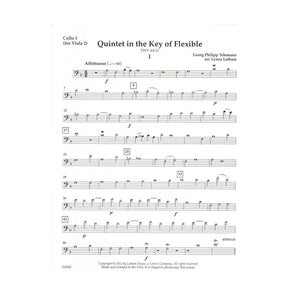 Quintet in the Key of Flexible - Work by G.P. Telemann - Arranged for Flexible String Quintet by Lynne Latham