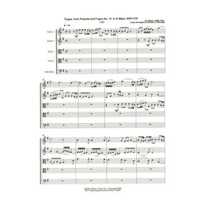 Bach, J.S. - Fugue from Prelude and Fugue in G Major (BWV 576) - for String Quintet - arranged by Dishinger - Medici Music Press