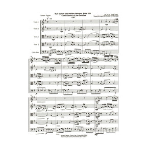 Bach, J.S. - Come Savior of the Gentiles (BWV 659) - for String Quintet or Orchestra - arranged by Dishinger - Medici Music Press