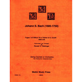 Bach, J.S. - Fugue in B Minor on a Theme of A. Corelli (BWV 579) - for String Quintet - arranged by Dishinger - Medici Music Press