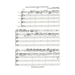 Bach, J.S. - Fugue and Prelude and Fugue (BWV 542) - for String Quintet - arranged by Dishinger - Medici Music Press