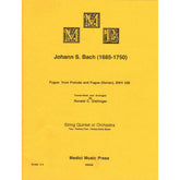 Bach, J.S. - Fugue from Prelude and Fugue (Dorian), BWV 538 - for String Quintet - arranged by Dishinger - Medici Music Press